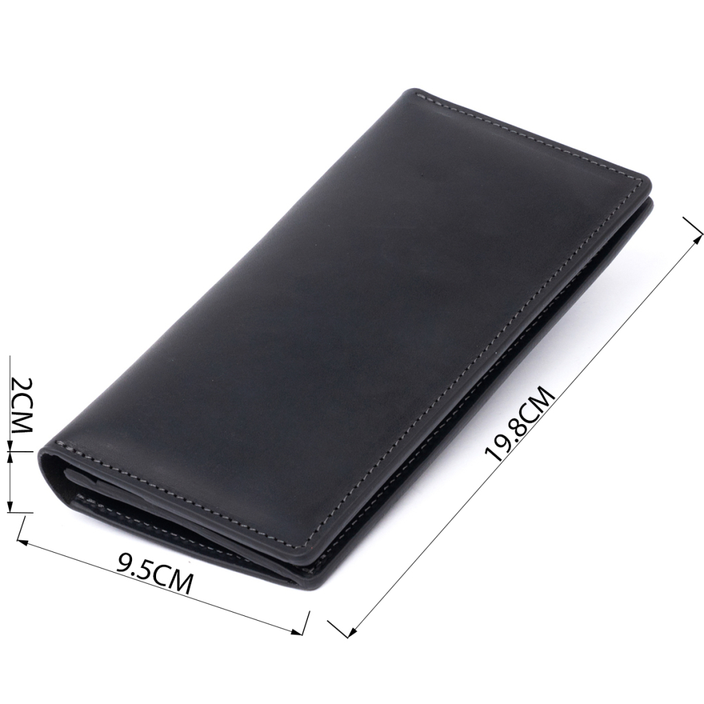 Гаманець Grande Pelle На магнітній кнопці Чорний (11313) - зображення 3