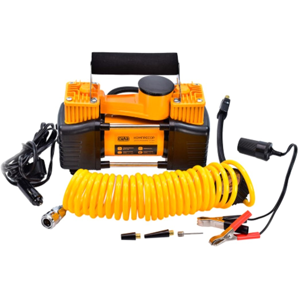 Автомобільний компресор СИЛА 85л/хв, 10 Атм (900410-IS) - изображение 1