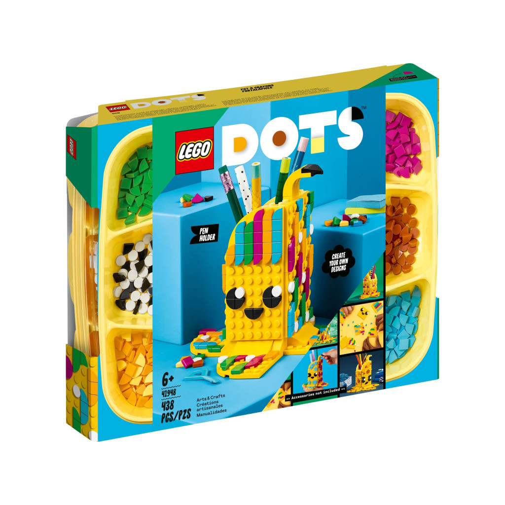 Конструктор LEGO DOTS "Банан". Підставка для ручок 438 деталей (41948) - зображення 7