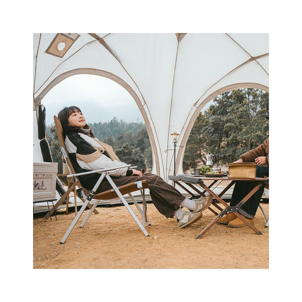 Крісло складане Naturehike CNH22JU059 алюміній коричневe (6975641886969) - изображение 9