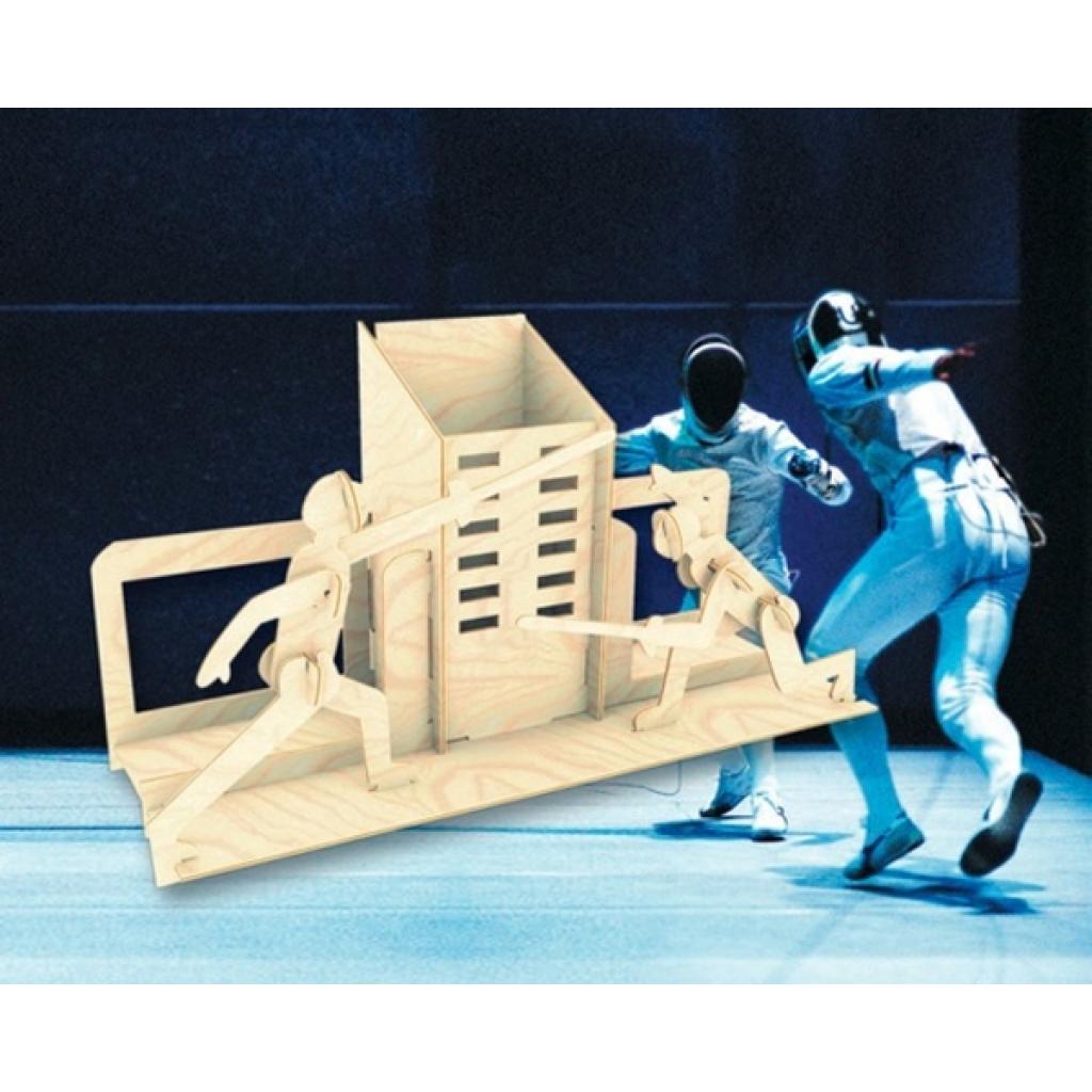 Збірна модель Мир деревянных игрушек Фехтувальники (С001) - зображення 1