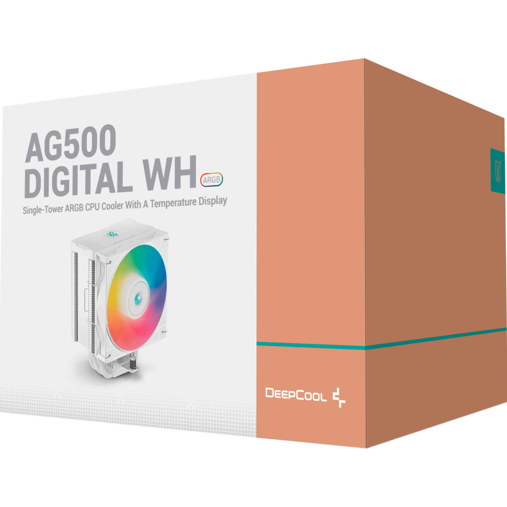 Кулер до процесора Deepcool AG500 DIGITAL WH ARGB - зображення 10