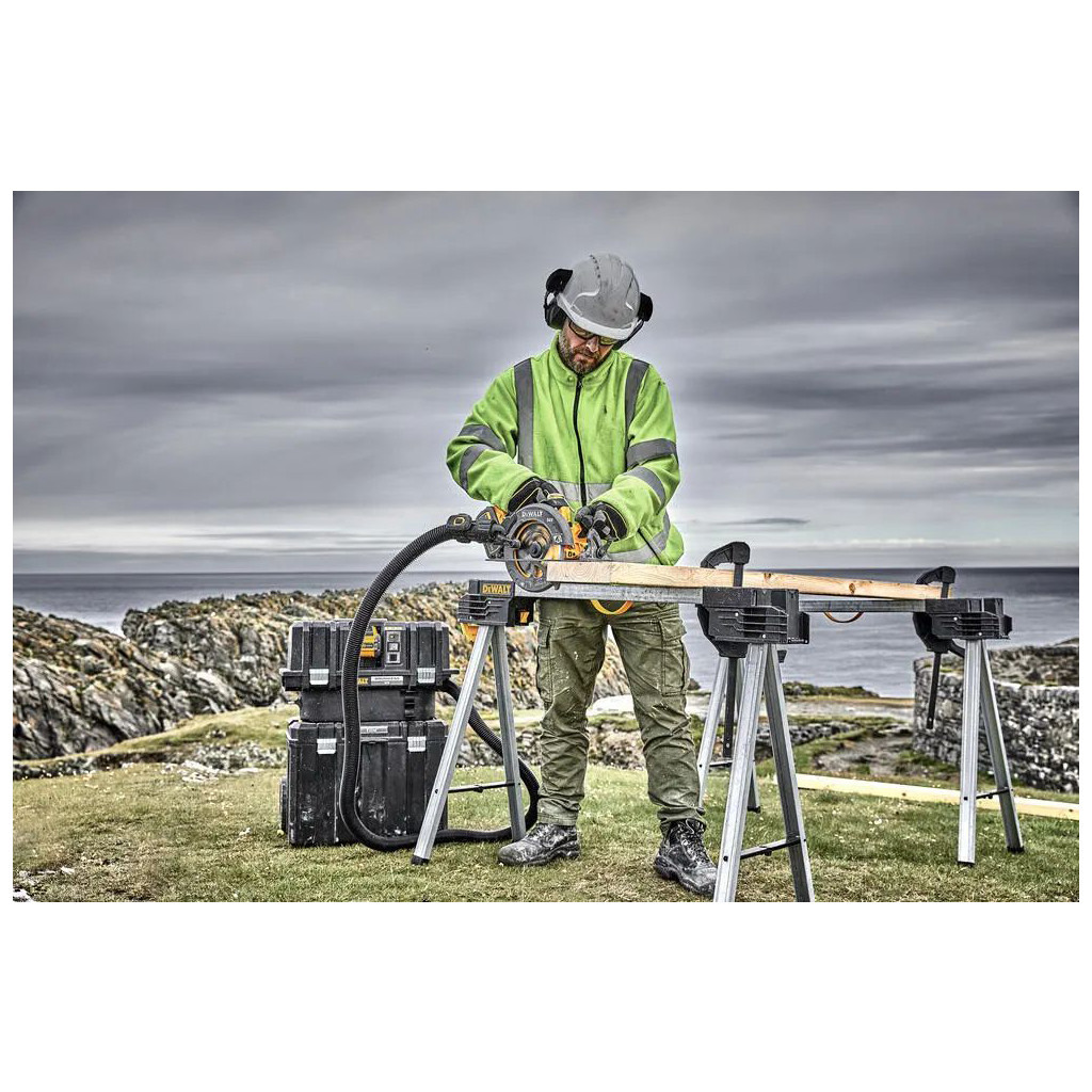 Дискова пила DeWALT 54В XR FLEXVOLT Li-lon диск 190х30 мм, 2x3Ah, 3.6 кг, кейс TSTAK (DCS578X2) - зображення 10