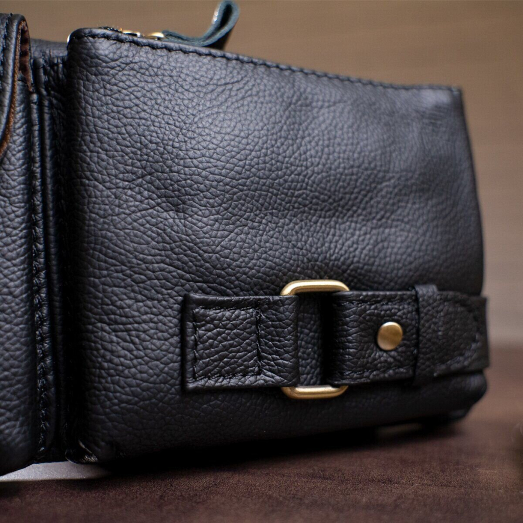 Сумка Vintage На пояс Чорна (14734) - зображення 9