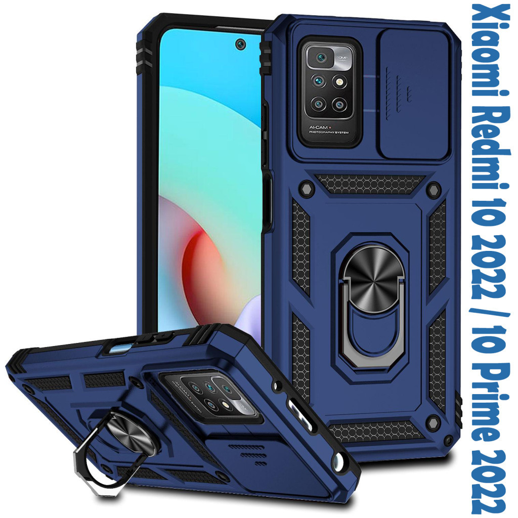 Чохол до мобільного телефона BeCover Military Xiaomi Redmi 10 2022 / 10 Prime 2022 Blue (708220) - зображення 1