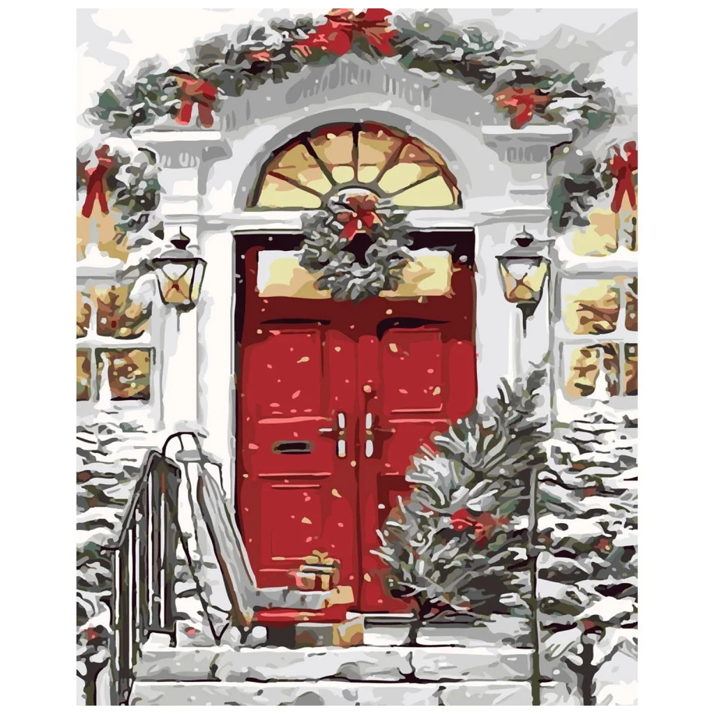 Картина по номерам Strateg На порозі Різдва 40х50 см (SY6268) - зображення 1