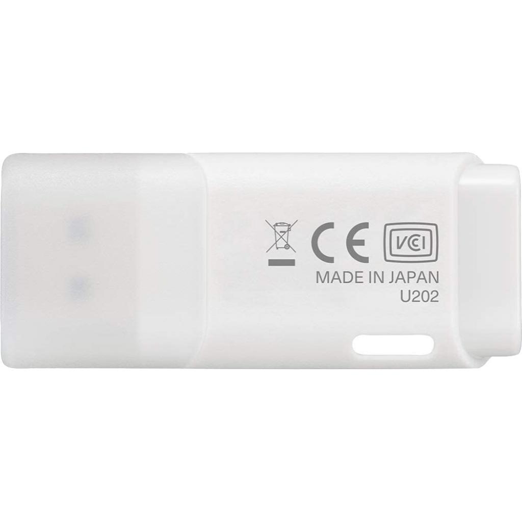 USB флеш накопичувач Kioxia 32GB U202 White USB 2.0 (LU202W032GG4) - зображення 2