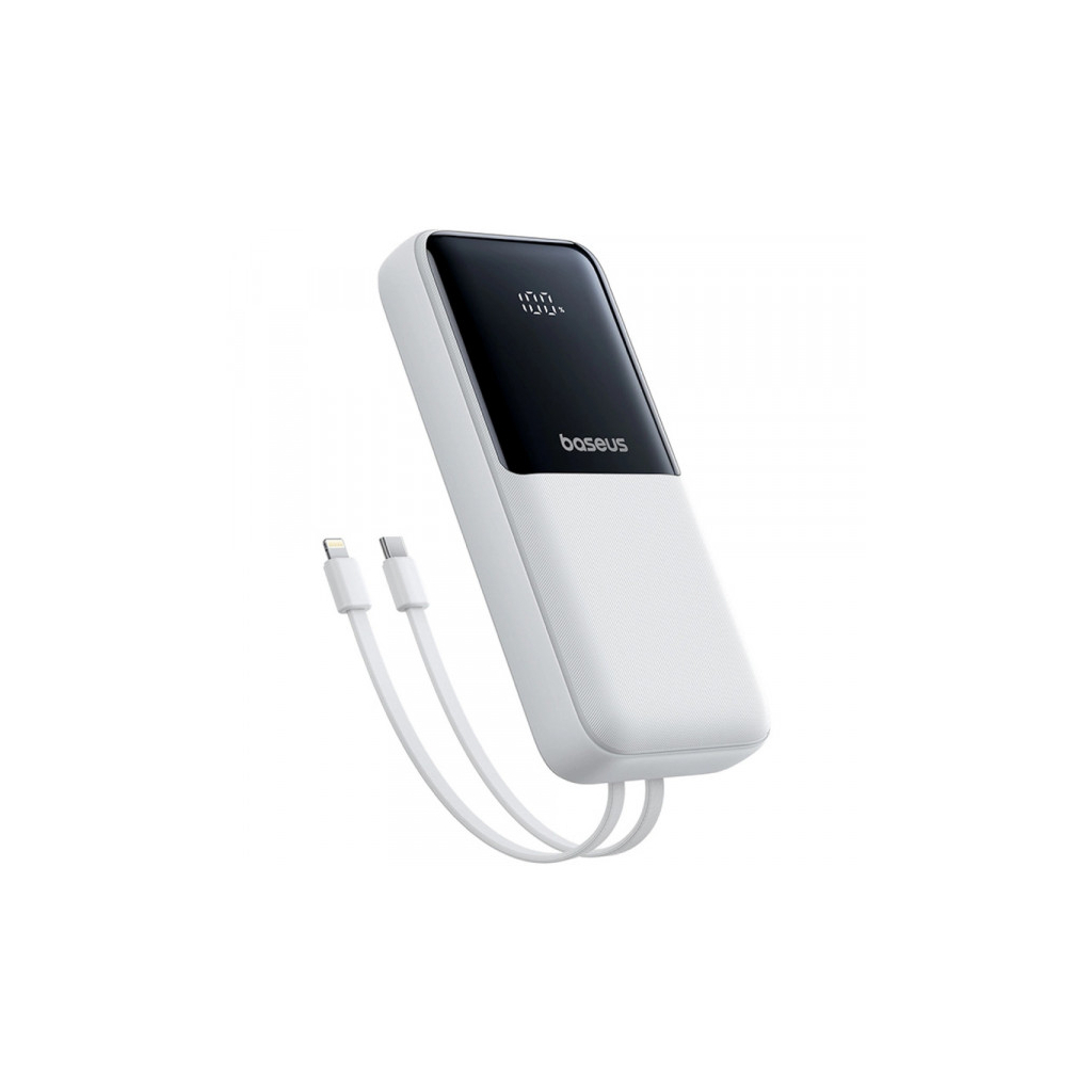 Батарея універсальна Baseus Lipow 20000mAh 22,5W PD, QC/3.0, White (P10079102213-00) - picture 2