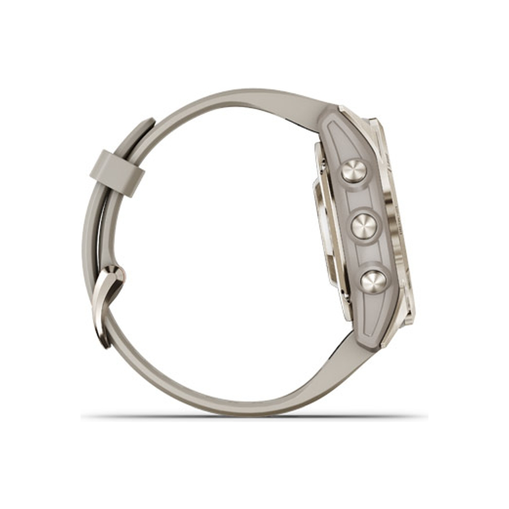 Смарт-годинник Garmin fenix 7S Pro Saph Solar, Soft Gold SS w/ Lt. Sand Band, GPS (010-02776-15) - зображення 5