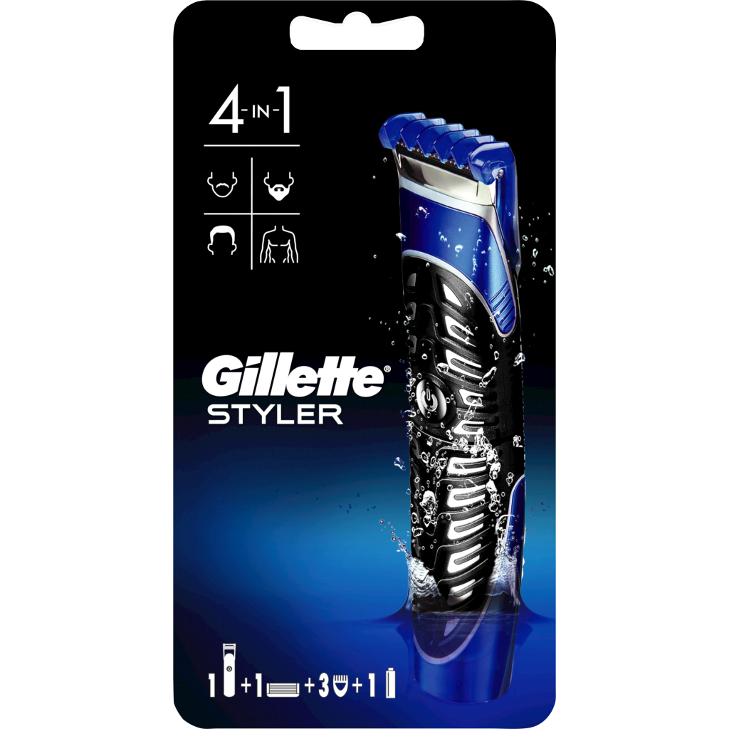 Бритва Gillette Fusion5 ProGlide Styler з 1 картриджем ProGlide Power + 3 насадки для моделювання бороди і вусів (7702018273386) - изображение 2