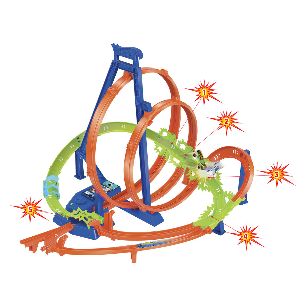 Автотрек Hot Wheels Гігантська петля Шалені зіткнення (HNL97) - зображення 3