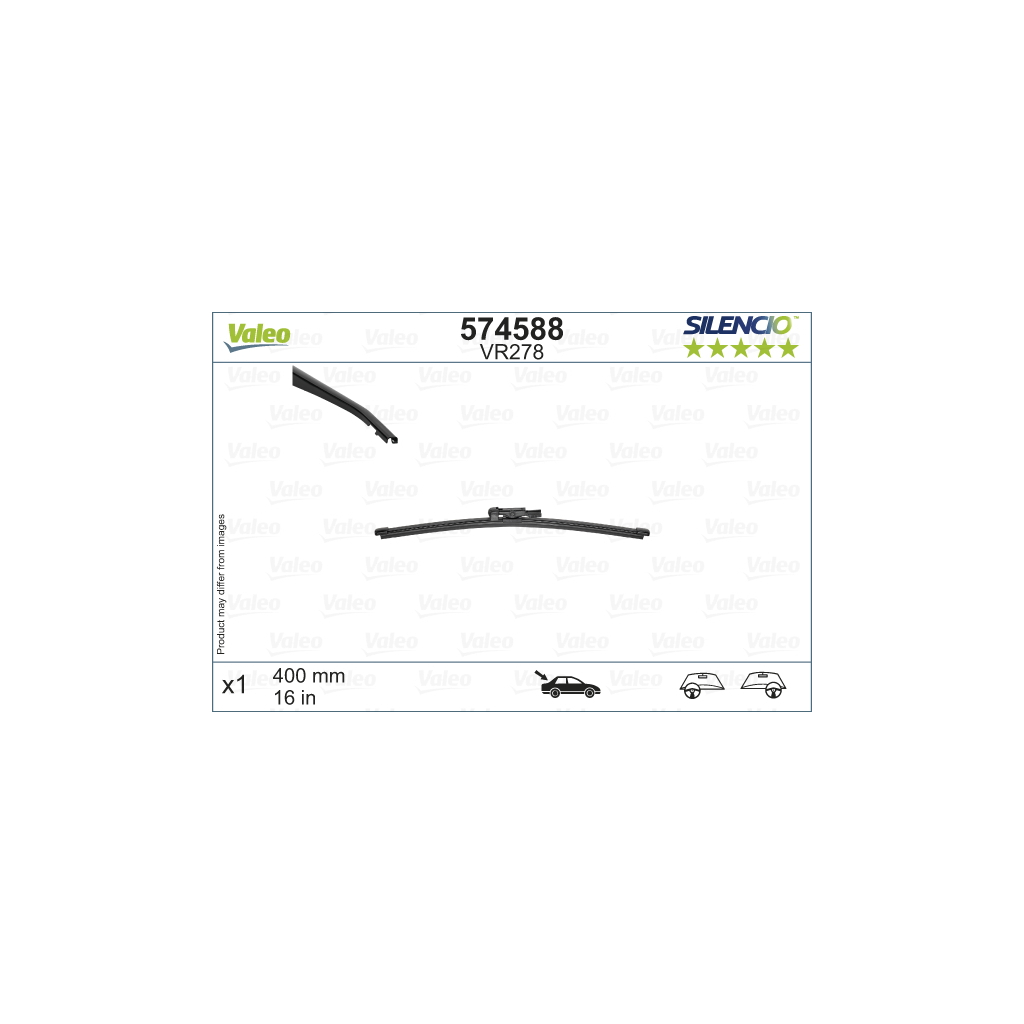 Щітка склоочисника Valeo 574588 - зображення 1