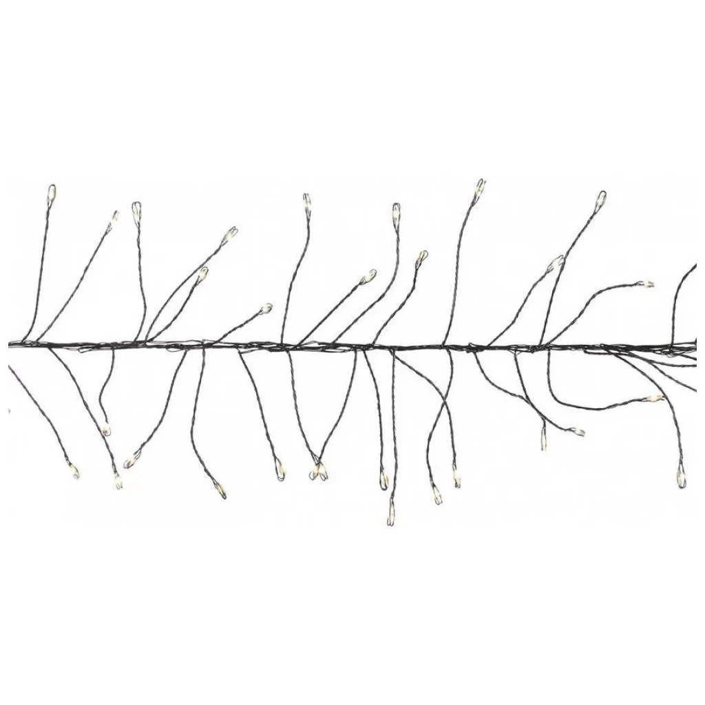 Гірлянда Luca Lighting кластер чорна струна теплий білий 8 м (8718861852905) - зображення 1
