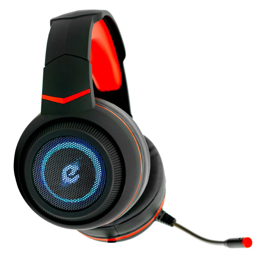 Навушники Ergo GН 250 Black-red - зображення 4