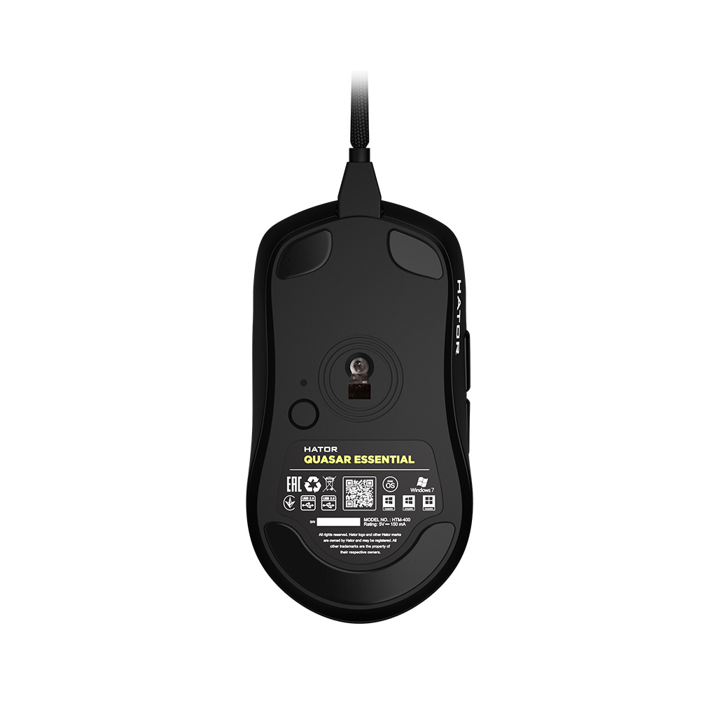 Мишка Hator Quasar Essential USB Black (HTM-400) - зображення 6