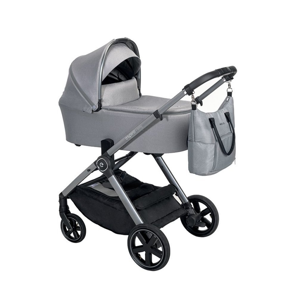 Коляска Espiro 2 в 1 Only New 07 Gray Center сіра рама (5906724204210) - зображення 1