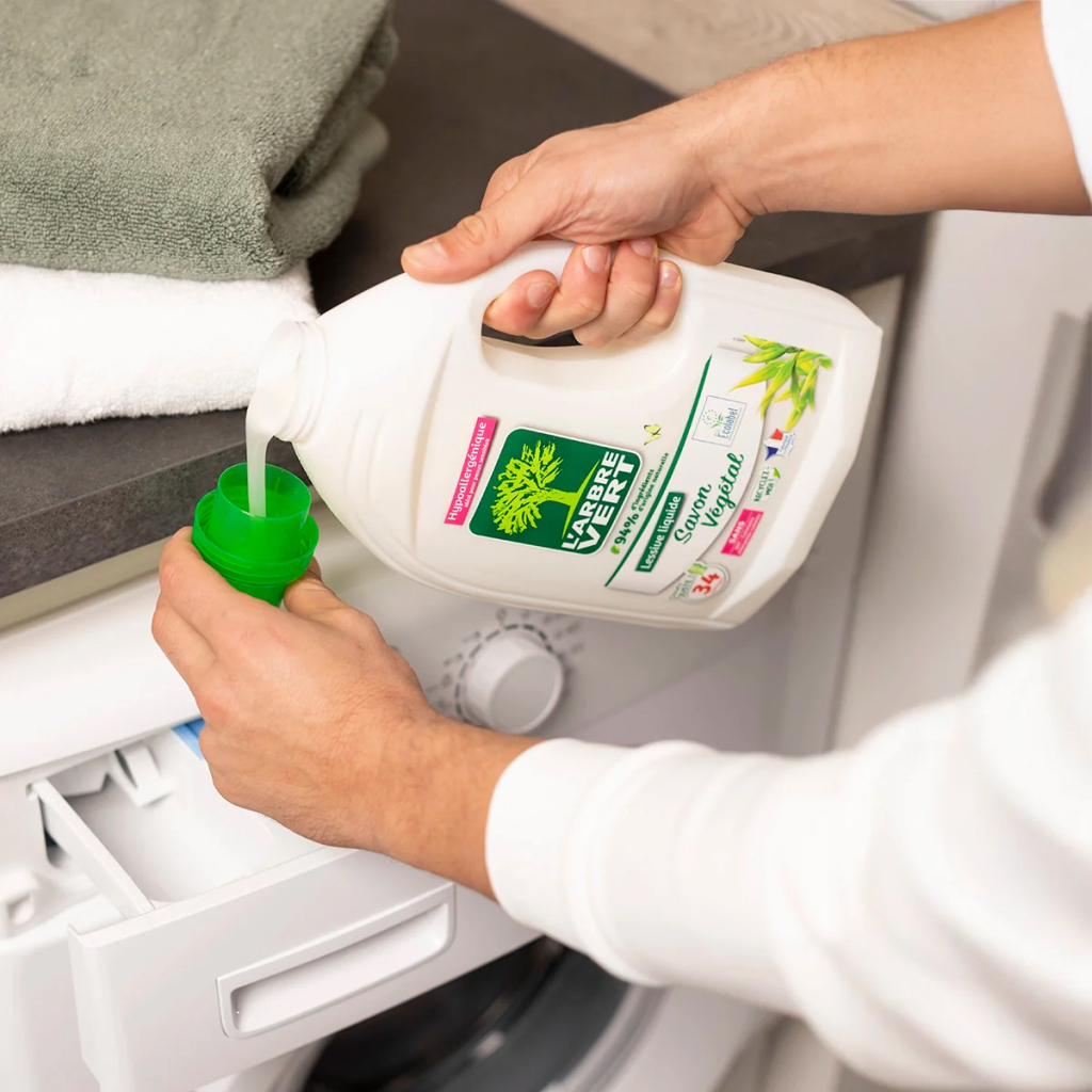 Гель для прання L'Arbre Vert Рослинне мило 1.53 л (3450601046254) - изображение 2