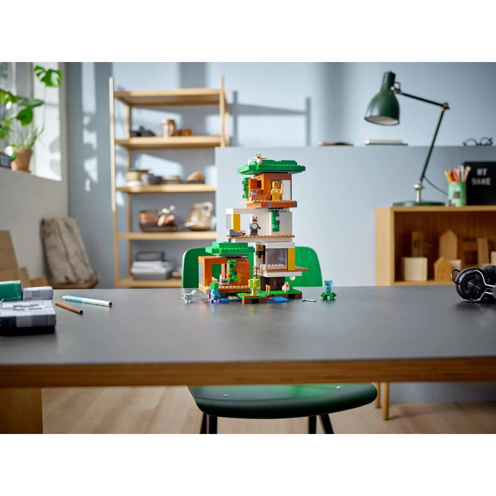 Конструктор LEGO Minecraft Сучасний будиночок на дереві 909 деталей (21174) - зображення 3