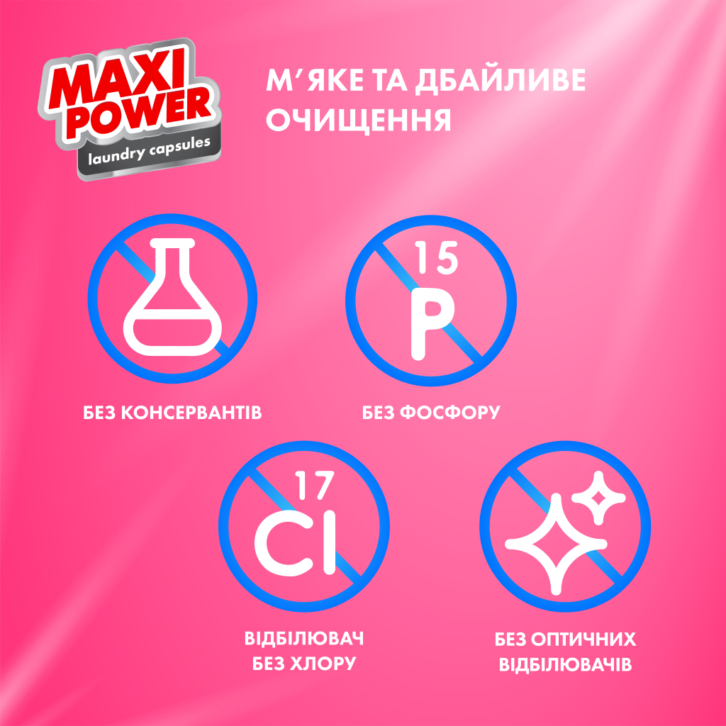 Капсули для прання Maxi Power Flower Wind 11 шт. (4823098414988) - изображение 5