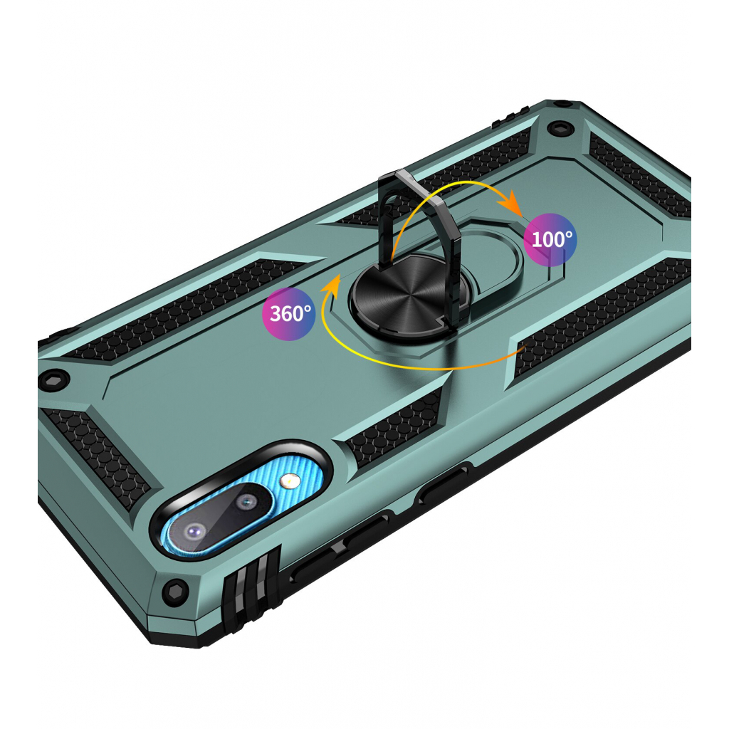 Чохол до мобільного телефона BeCover Military Samsung Galaxy A02 SM-A022 / M02 SM-M022 Dark Green (706641) - зображення 3