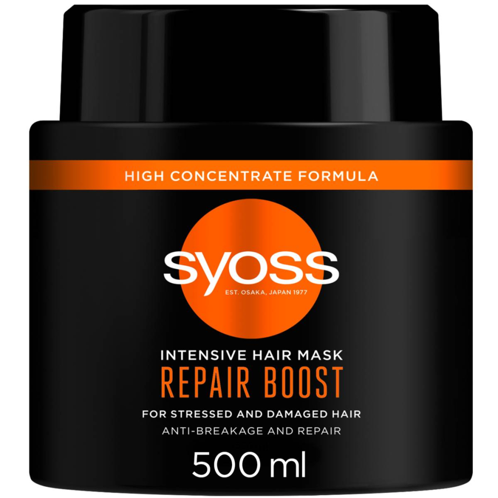 Маска для волосся Syoss Repair Boost Інтенсивна для пошкодженого волосся 500 мл (9000101630565) - зображення 1