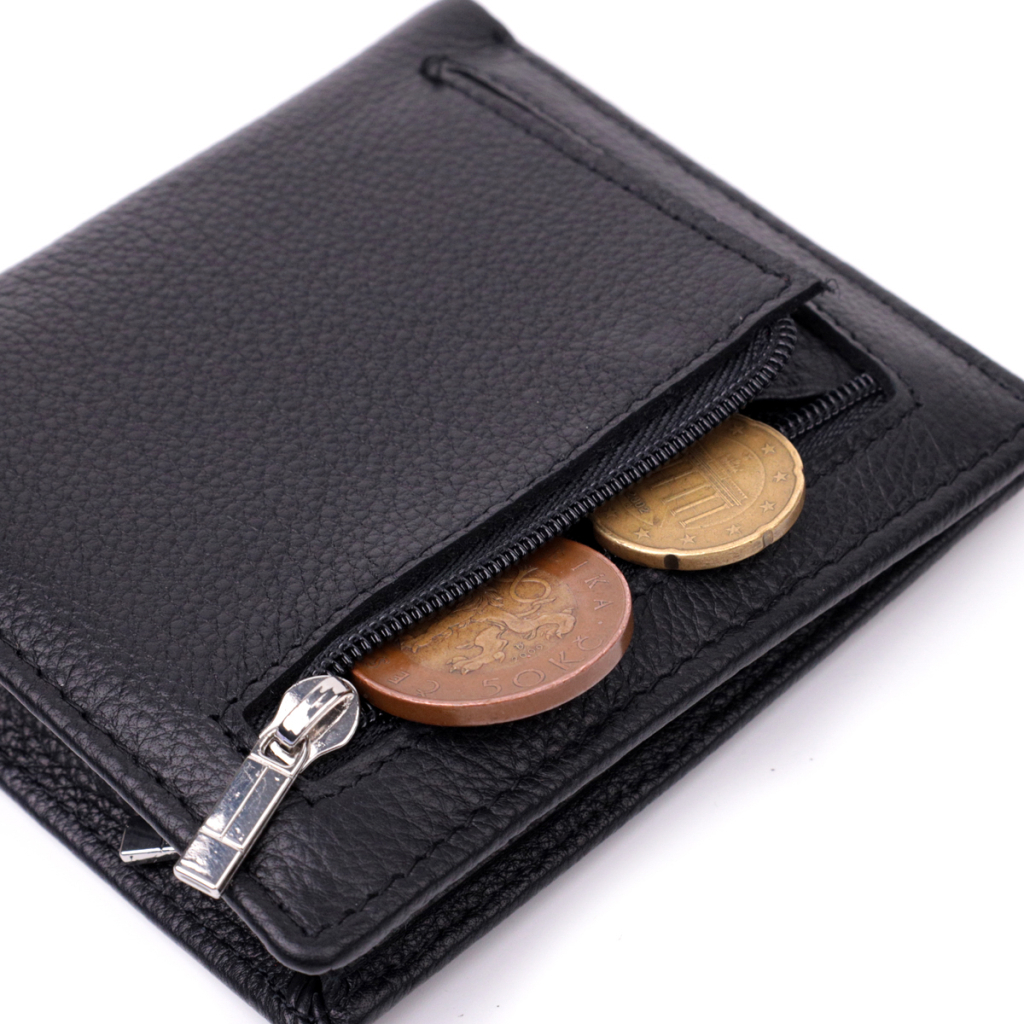 Гаманець ST Leather З натуральної шкіри Чорний (19466) - зображення 7