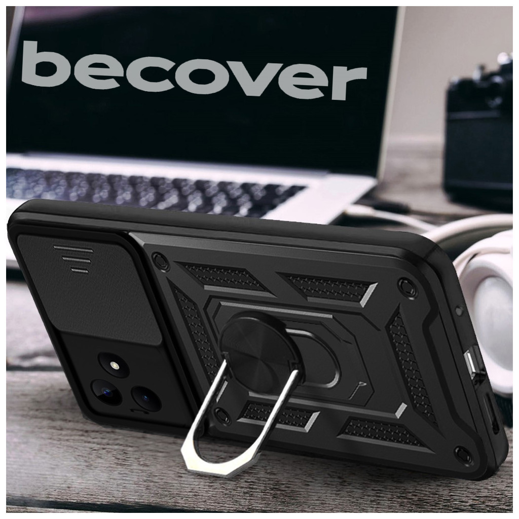 Чохол до мобільного телефона BeCover Military Realme C53 Black (710701) - зображення 3