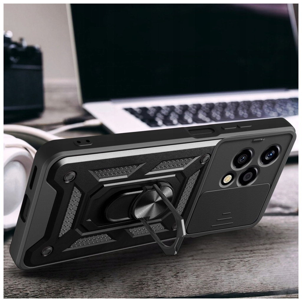 Чохол до мобільного телефона BeCover Military Honor 200 Lite Black (713044) - зображення 6