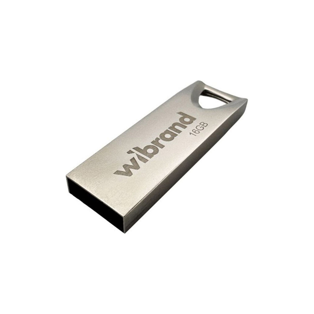 USB флеш накопичувач Wibrand 16GB Taipan Silver USB 2.0 (WI2.0/TA16U2S) - зображення 1