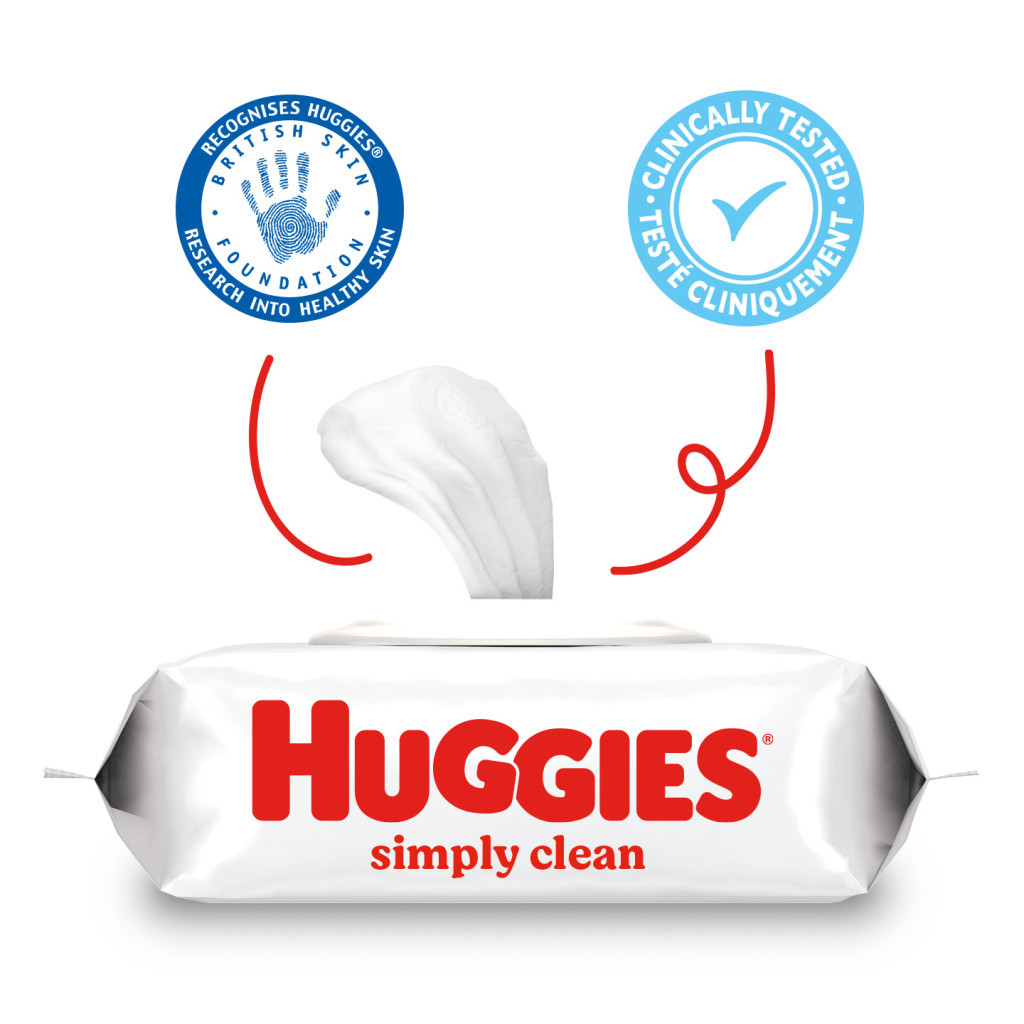 Дитячі вологі серветки Huggies Simply Clean 72 шт (5029053582238) - зображення 4