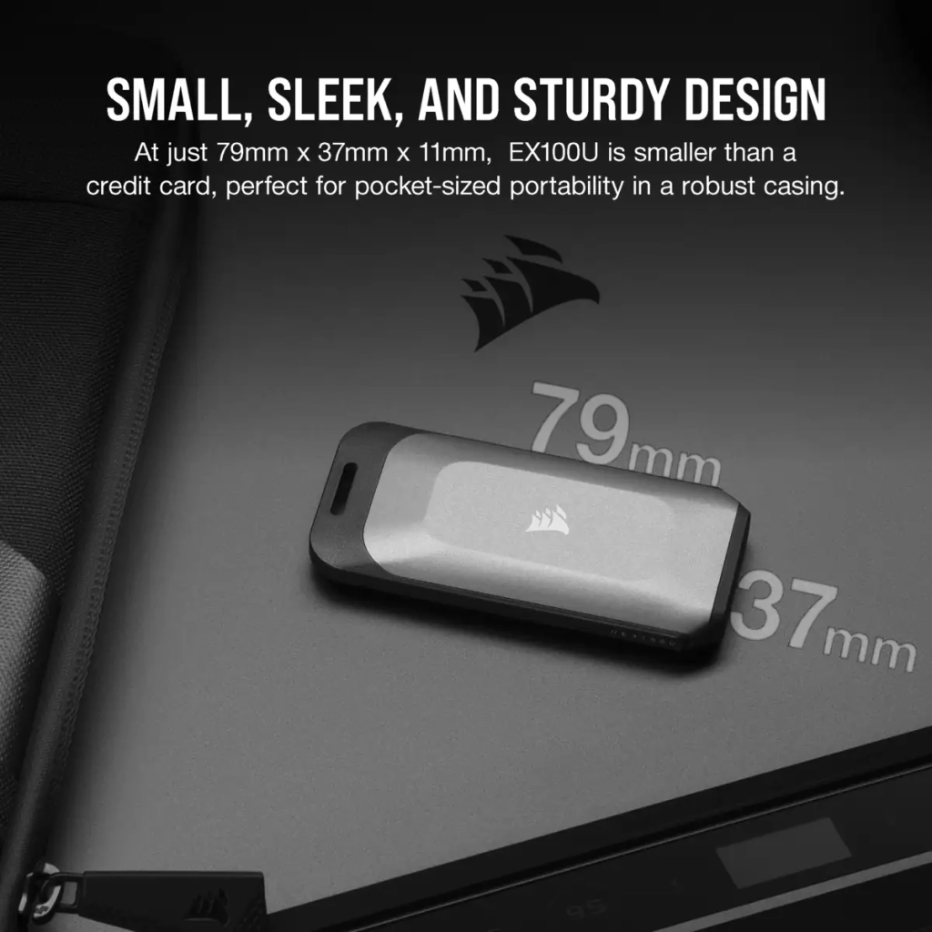 Накопичувач SSD USB 3.2 4TB Corsair (CSSD-EX100U4TB) - зображення 5