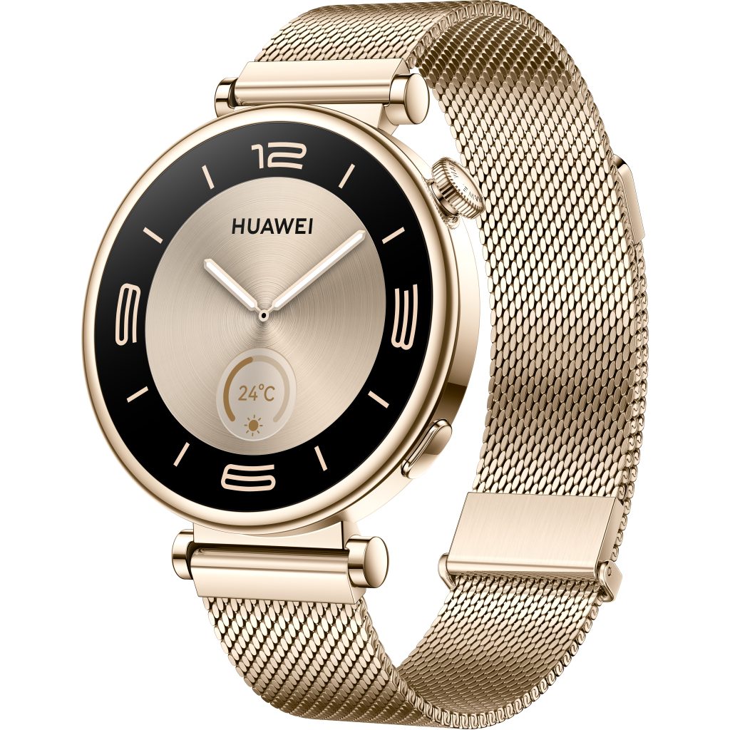 Смарт-годинник Huawei WATCH GT 4 41mm Elegant Light Gold Milanese (55020BJA) - изображение 1