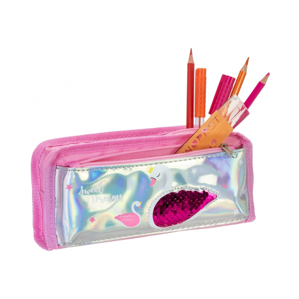 Пенал Cool For School голографічний з паєтками Sweet Dreams рожевий (CF86969) - зображення 2