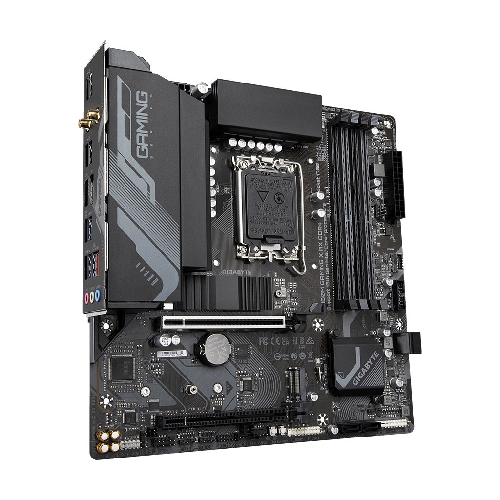 Материнська плата GIGABYTE B760M GAMING X AX DDR4 - зображення 2