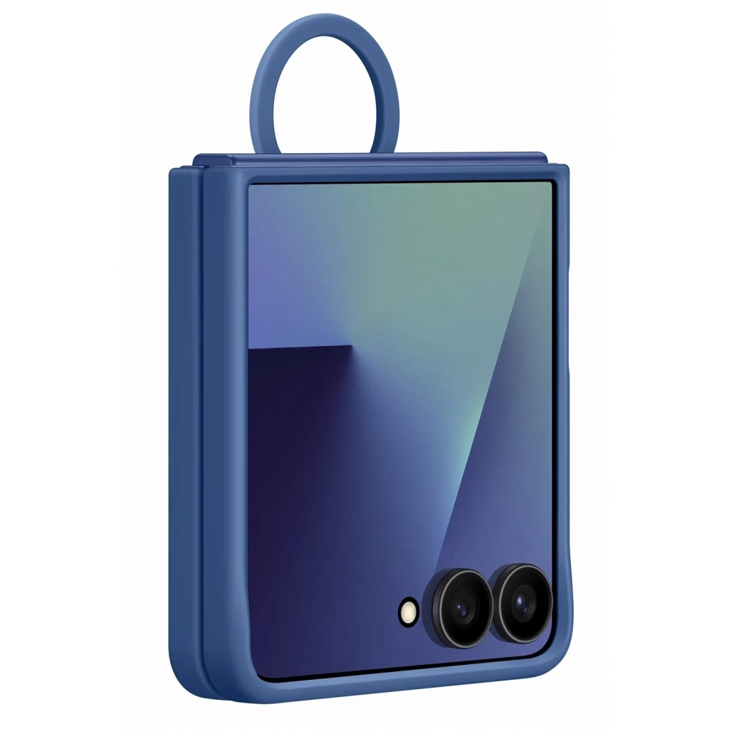 Чохол до мобільного телефона Samsung Silicone with Ring Galaxy Flip 7 Navy (EF-PF766TNEGUA) - зображення 4