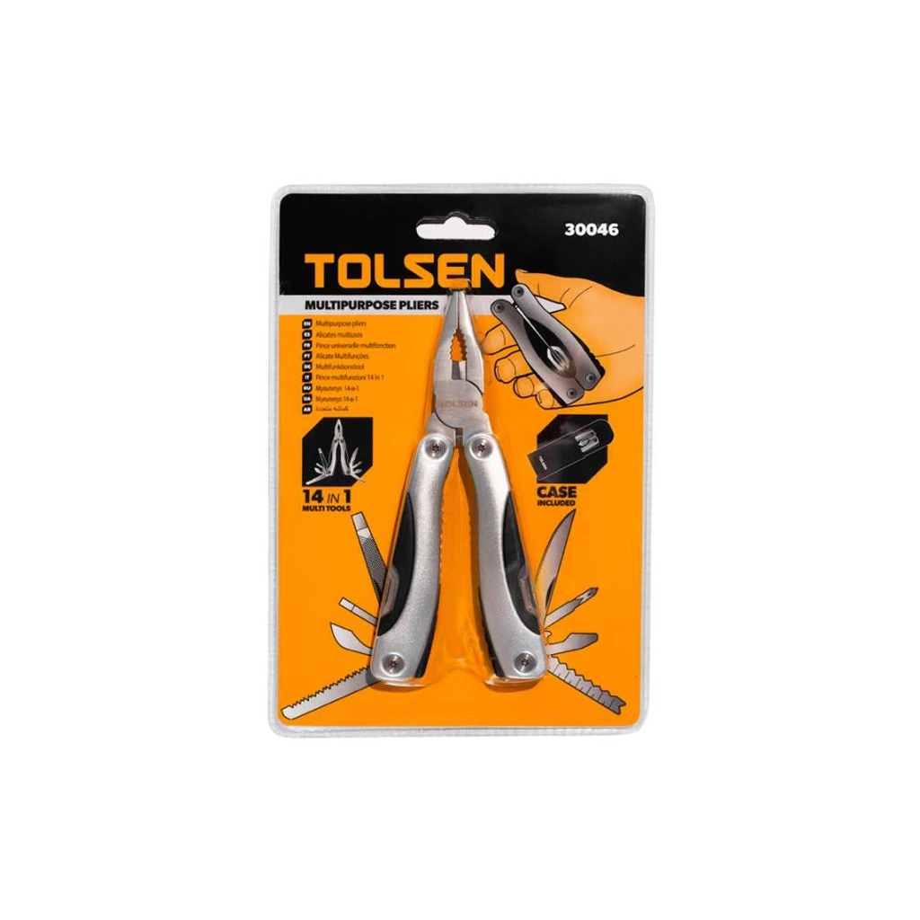 Мультитул Tolsen розкладні 102 мм 9-в-1 (30046) - зображення 4