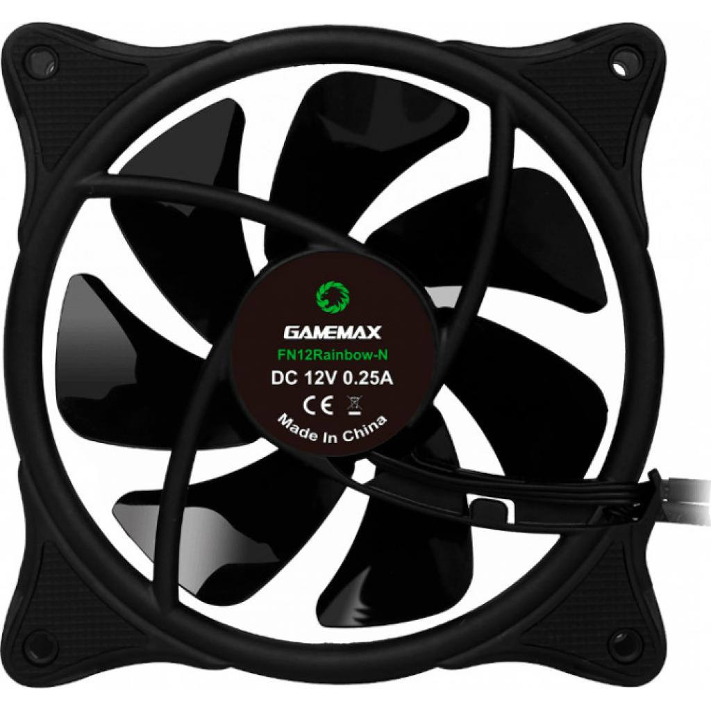 Кулер до корпусу Gamemax FN-12Rainbow-N - зображення 2