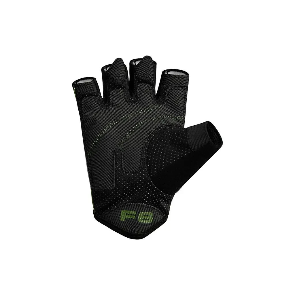 Рукавички для фітнесу RDX F6 Sumblimation Black/Green M (WGS-F6GN-M) - зображення 4