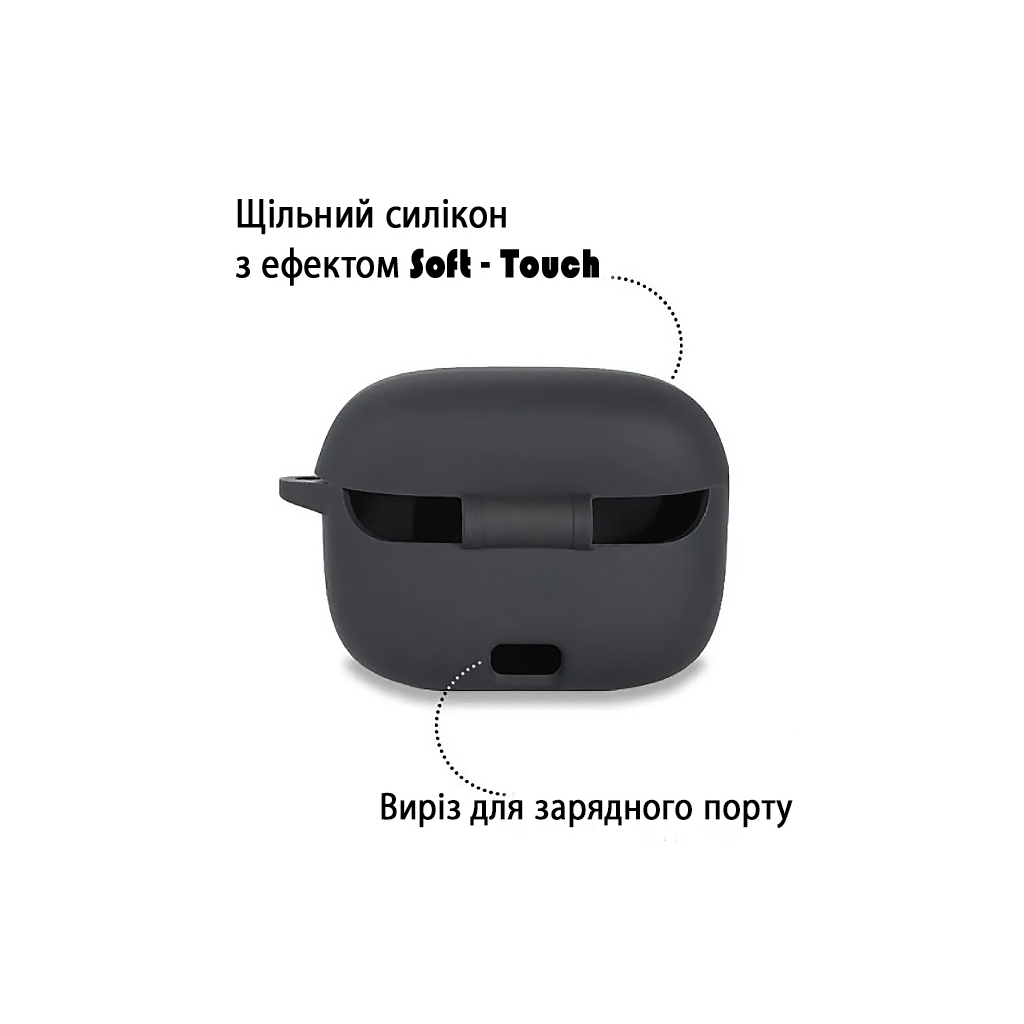 Чохол для навушників BeCover Silicon для JBL Tune 230 NC TWS Black (708608) - зображення 3