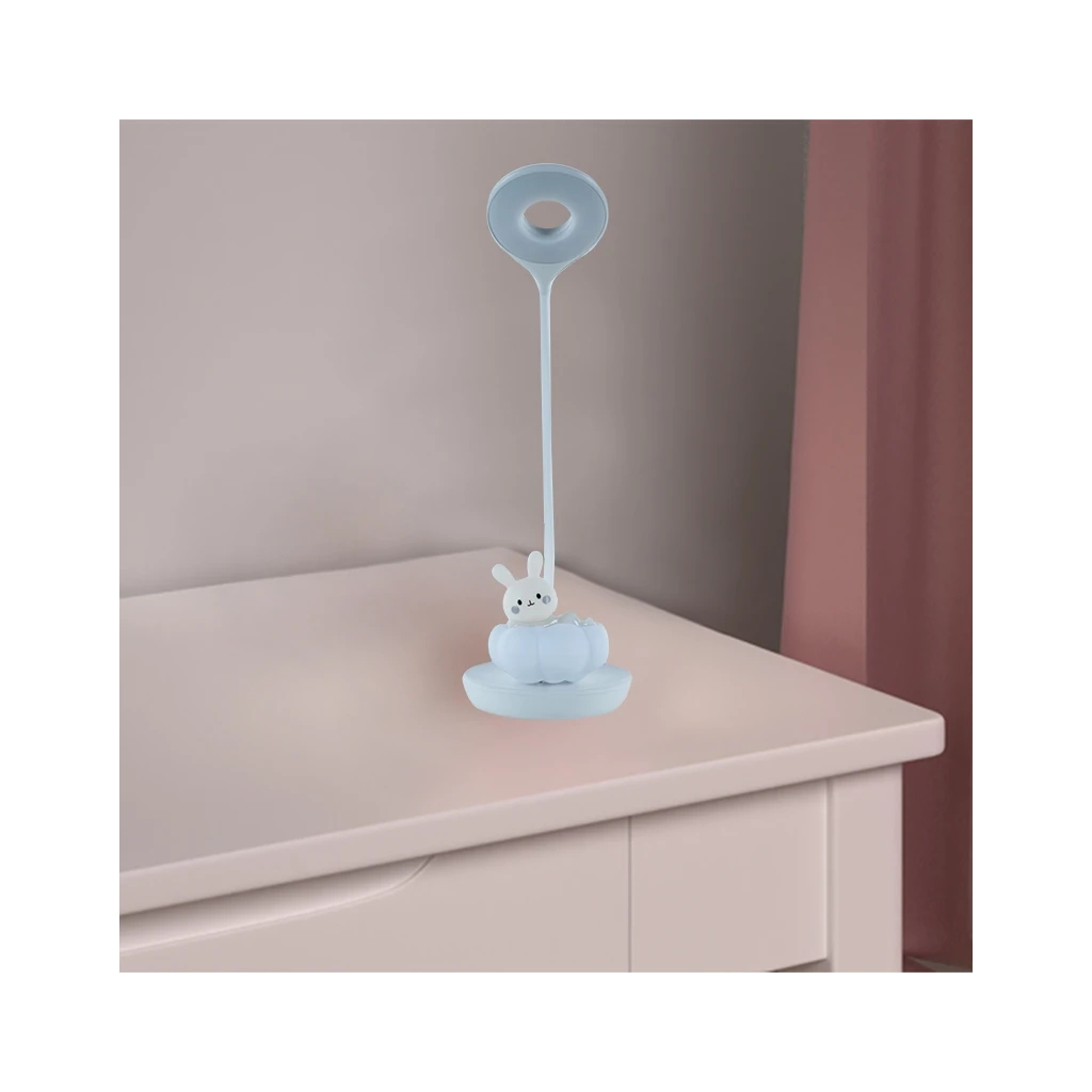 Настільна лампа Kite Cloudy Bunny LED з акумулятором , біла (K24-493-1-1) - зображення 6