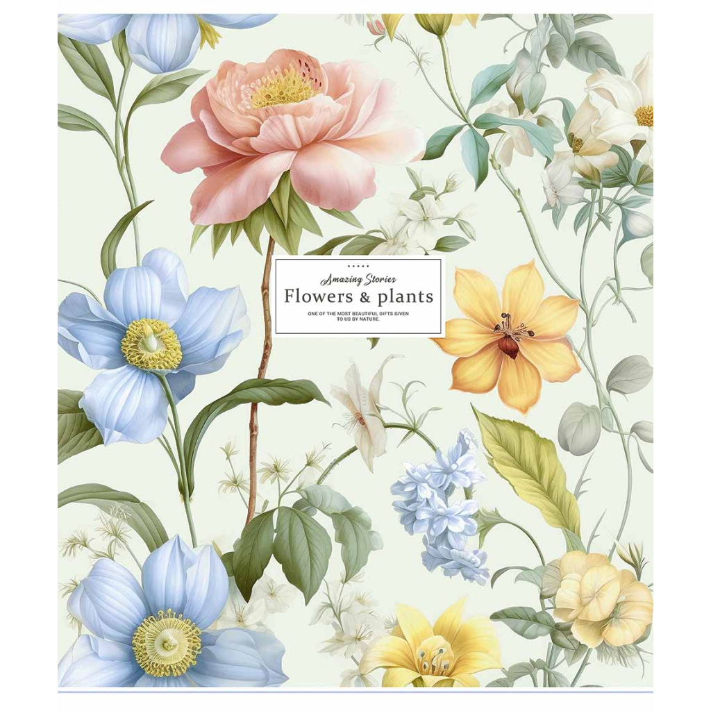 Зошит Школярик Flowers & plants 48 аркушів клітинка (048-3326K) - зображення 4
