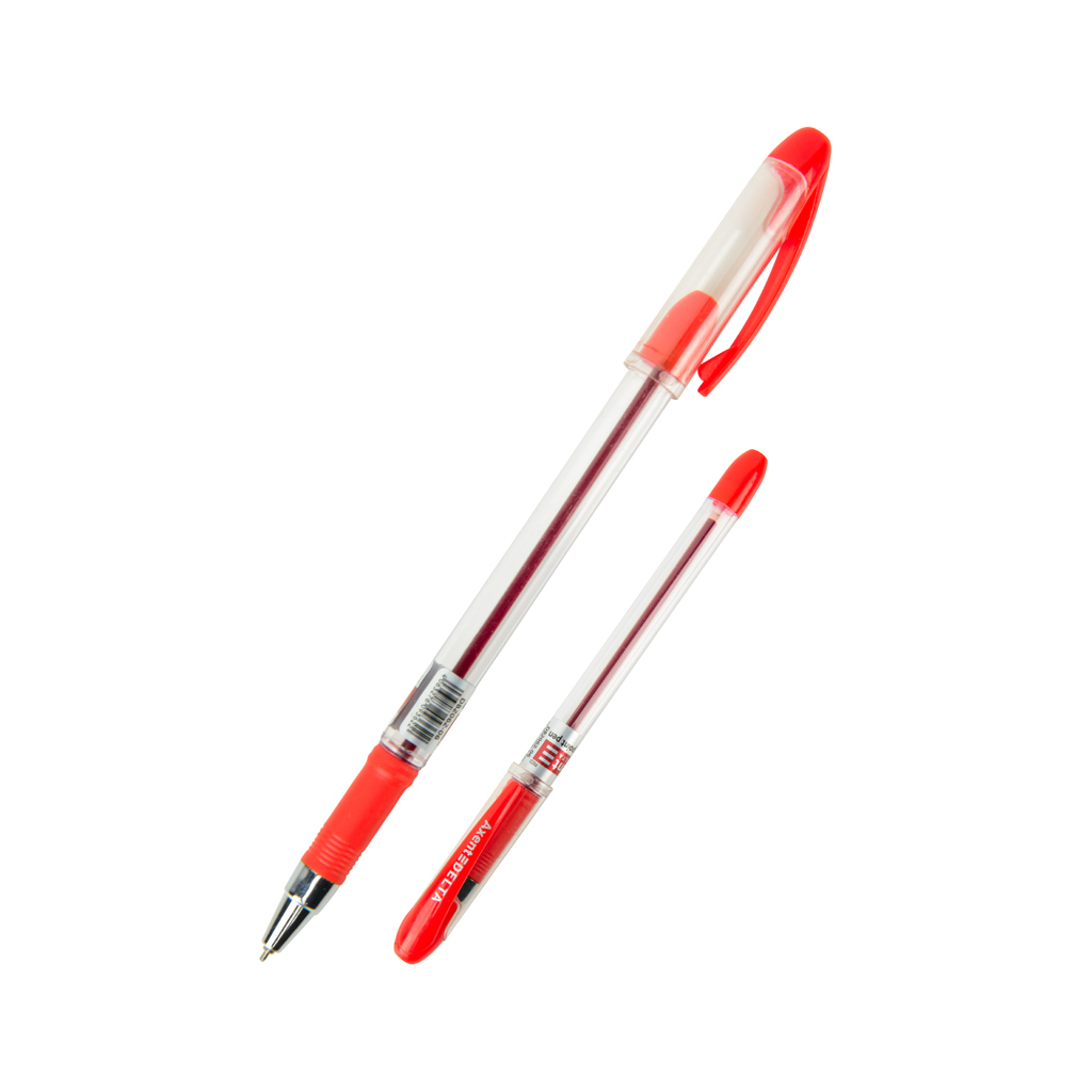 Ручка масляна Axent DB 0,7мм червона (DB2062-06) - зображення 1