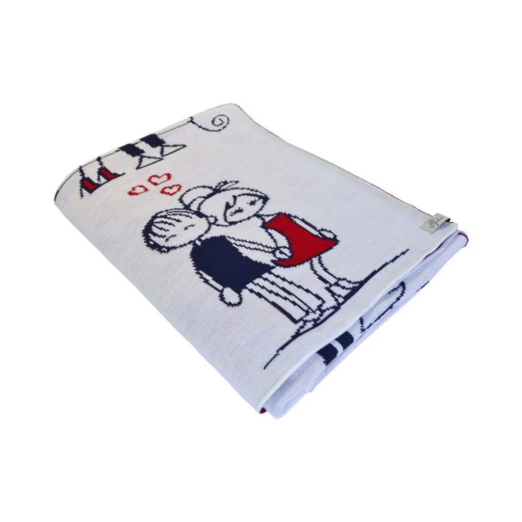 Плед Прованс в'язаний Кохання 120х165 см (4823093419902) - изображение 1