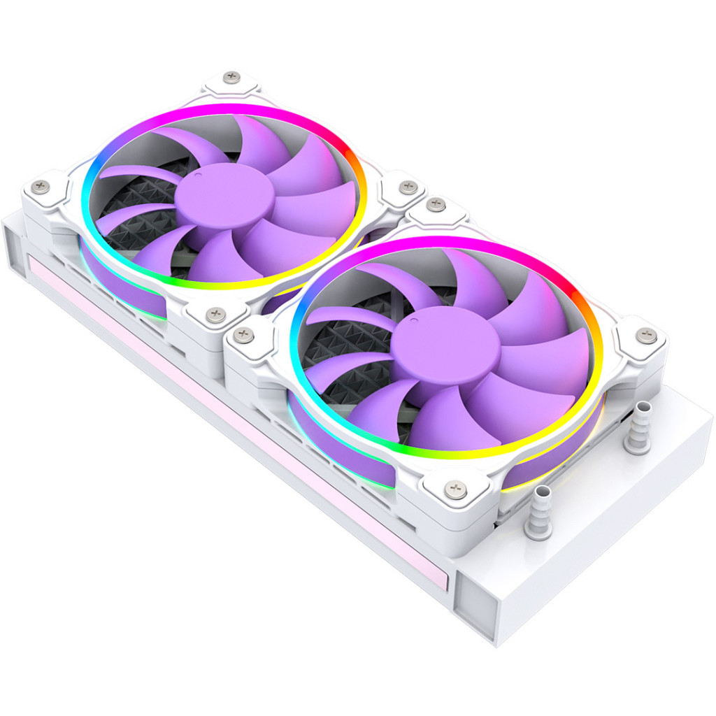 Система рідинного охолодження ID-Cooling Pinkflow 240 Diamond Purple - зображення 4