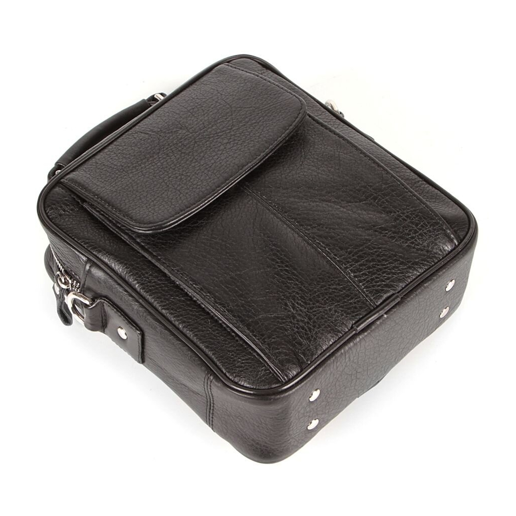 Сумка Shvigel Шкіряна Чорна (00875) - зображення 8