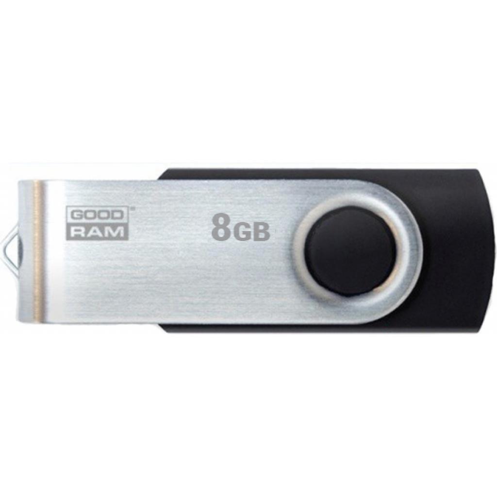 USB флеш накопичувач Goodram 8GB UTS3 (Twister) Black USB 3.0 (UTS3-0080K0R11) - зображення 1