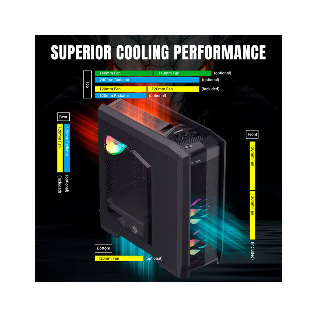 Корпус Gamemax Dragon Knight 2 - зображення 8