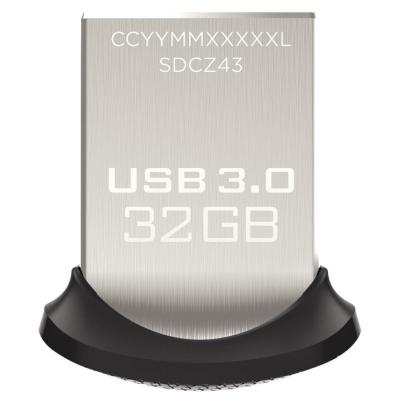 USB флеш накопичувач SanDisk 32GB Ultra Fit USB 3.0 (SDCZ43-032G-G46) - зображення 4