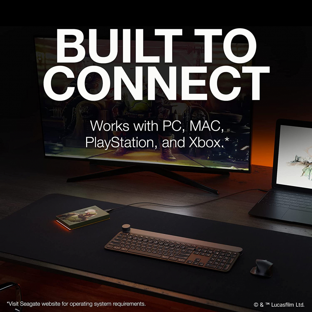Зовнішній жорсткий диск 2.5" 2TB FireCuda Gaming Hard Drive Star Wars edition Seagate (STKL2000406) - зображення 6