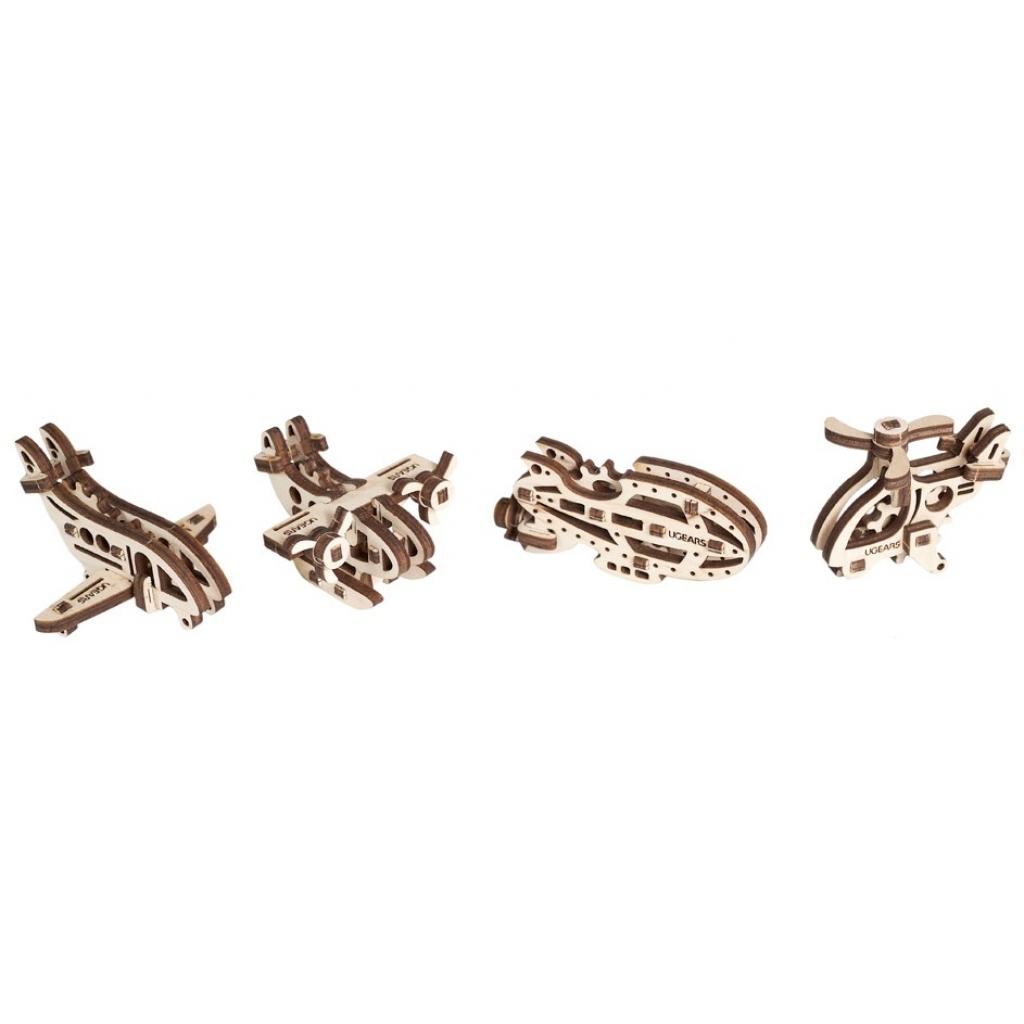 Збірна модель Ugears механічний Фіджет Літаки (70034) - зображення 2
